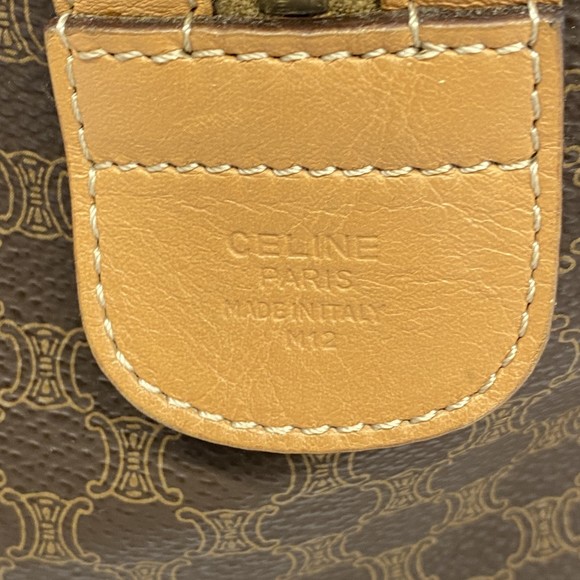 Celine Macadam Handbag Brown - Picture 5 of 13